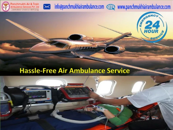 Panchmukhi Air Ambulance Service in Kolkata at lowest charge