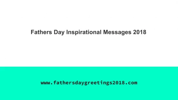 Happy Fathers Day Messages