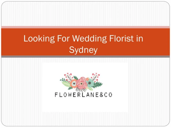 Wedding flowers Shop in Sydney | Wedding Florist