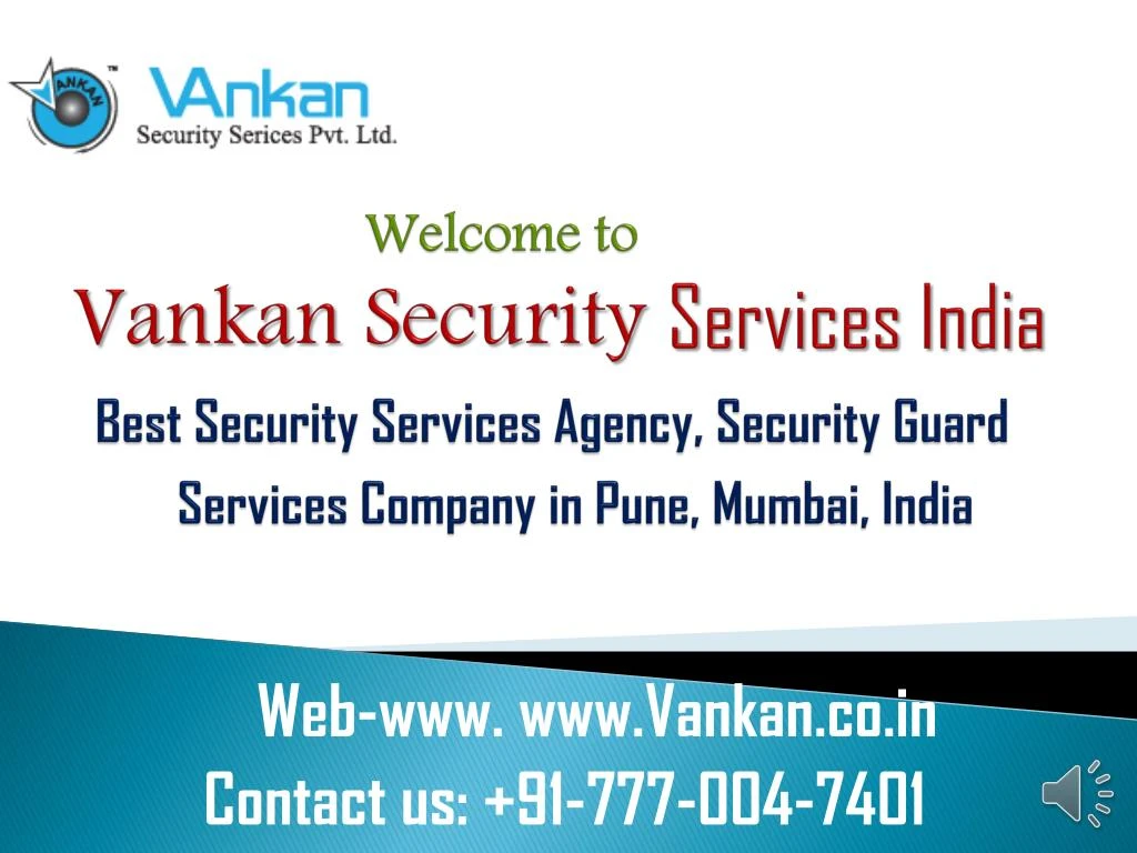 welcome to vankan security services india best