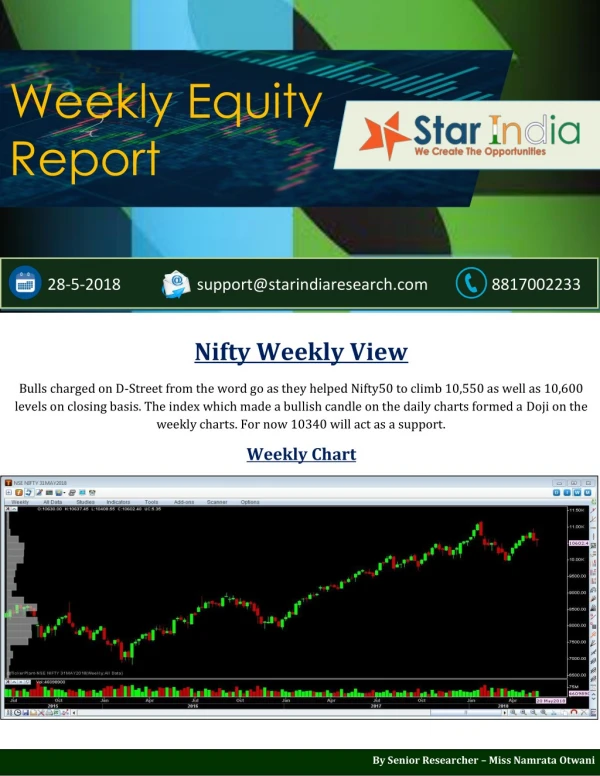 Weekly Equity Report - Star India Market Research