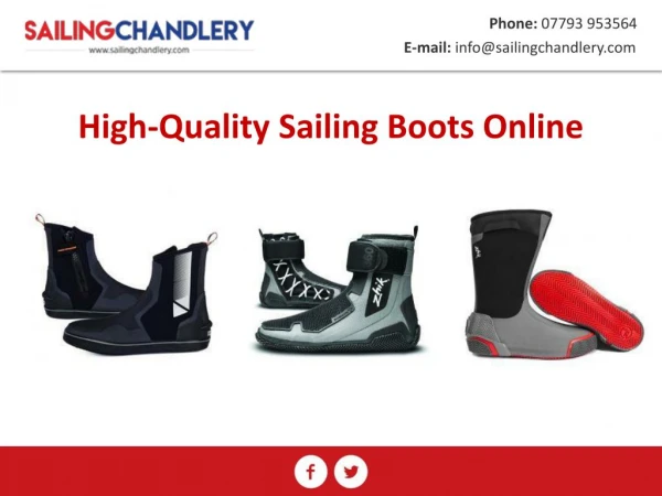 High-Quality Sailing Boots Online
