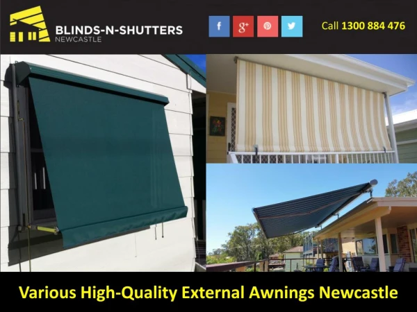Various High-Quality External Awnings Newcastle