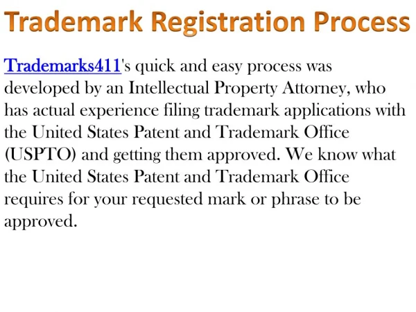 Trademarks411 | Top 10 Reasons to Choose Trademarks411