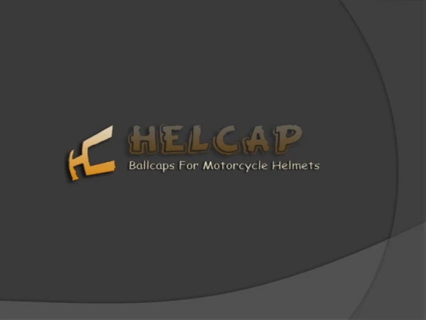 Ball caps for motorcycle helmets