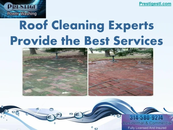 Roof Cleaning Experts Provide the Best Services