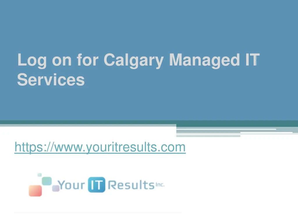 log on for calgary managed it services