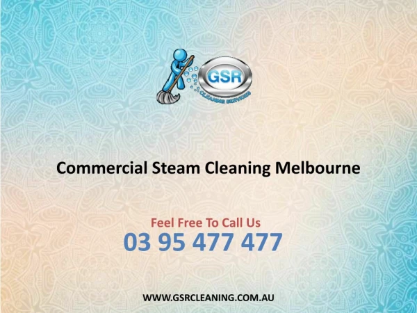 Commercial Steam Cleaning Melbourne