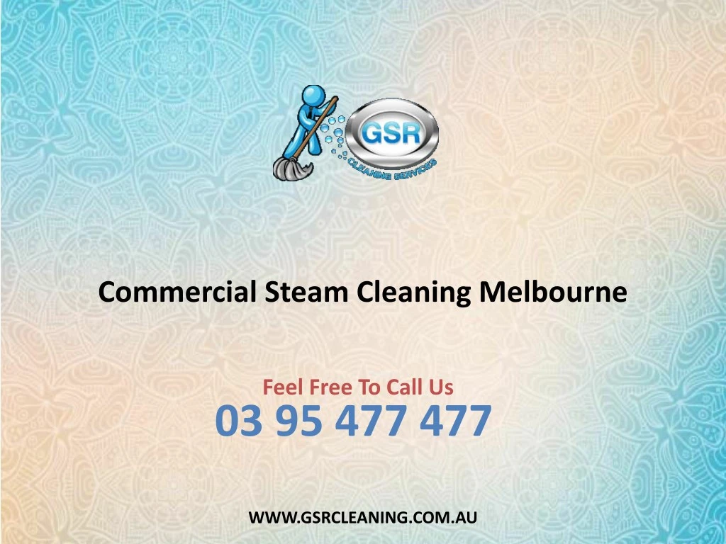 commercial steam cleaning melbourne