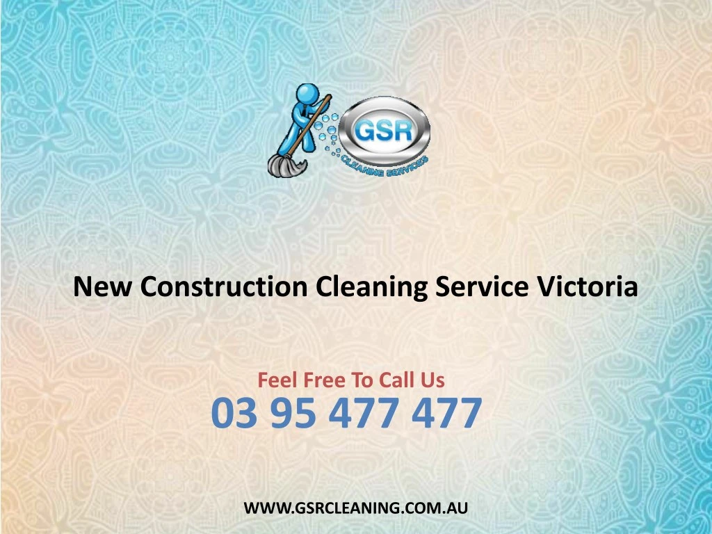 new construction cleaning service victoria