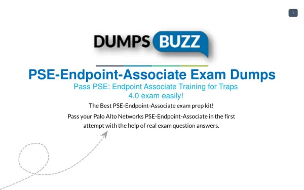 Buy PSE-Endpoint-Associate VCE Question PDF Test Dumps For Immediate Success
