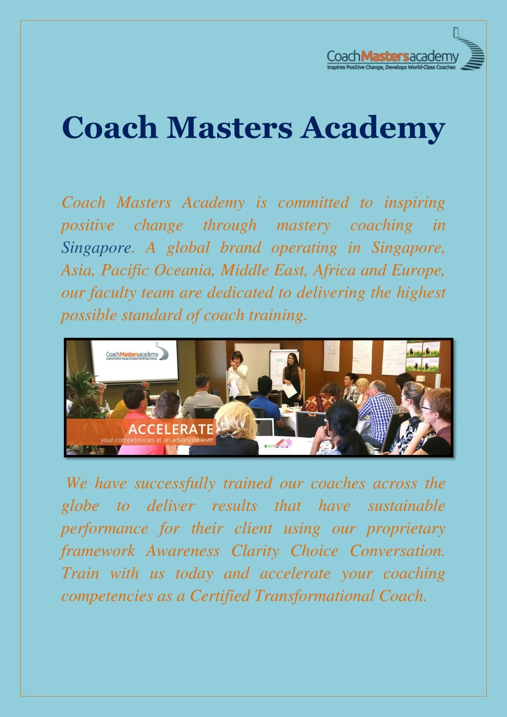 coach masters academy