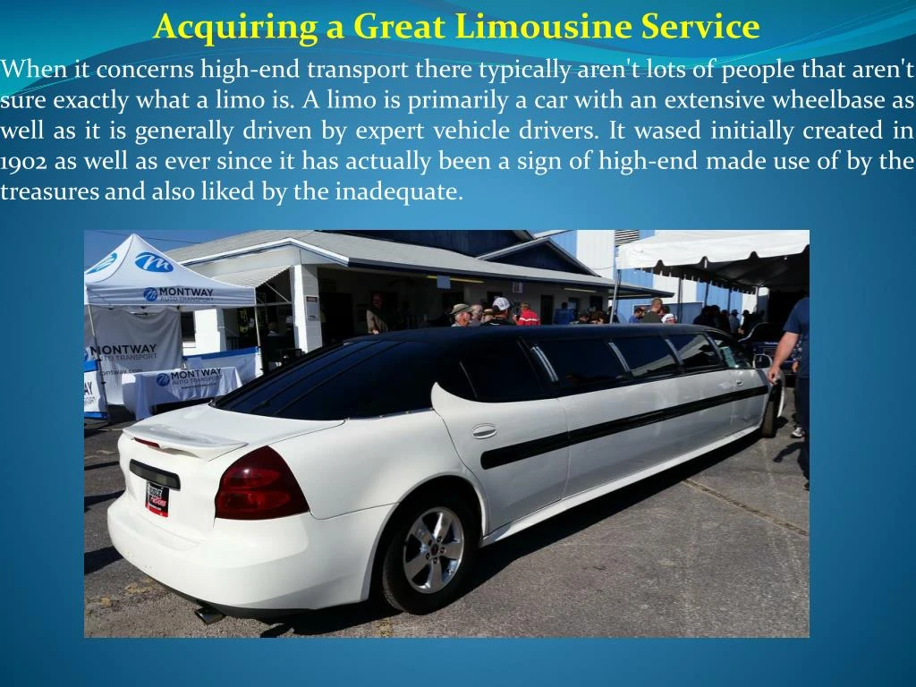 acquiring a great limousine service when