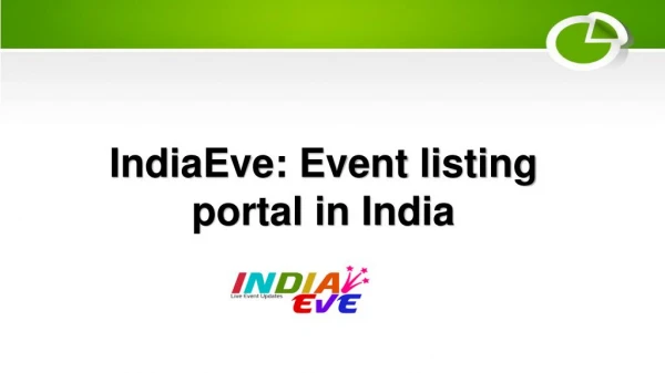 Indiaeve.com – Best Event Listing Site in India