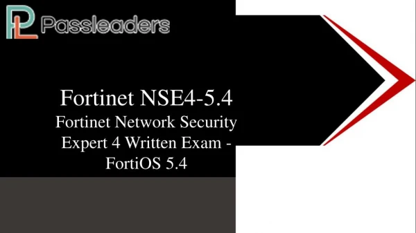 Passleader NSE4-5.4 Dumps