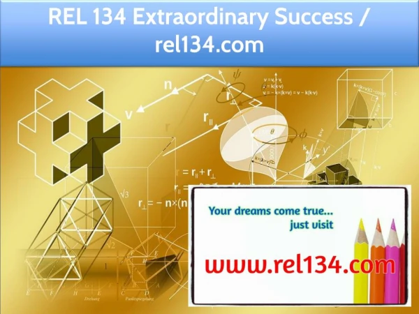 REL 134 Extraordinary Success / rel134.com