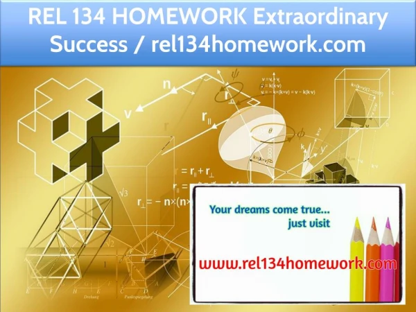 REL 134 HOMEWORK Extraordinary Success / rel134homework.com