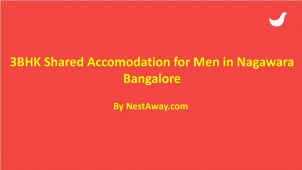 Rooms on rent for Men in Nagawara Bangalore without brokerage