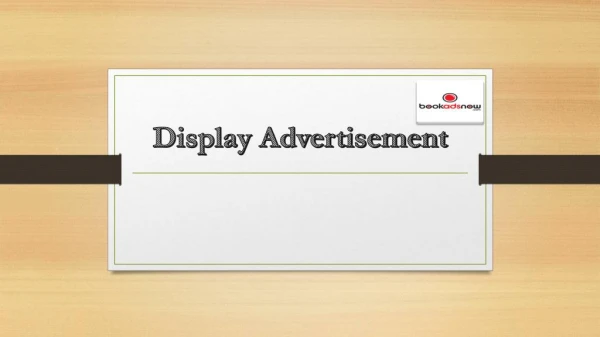Book Display Advertisement in Newspaper via Bookadsnow