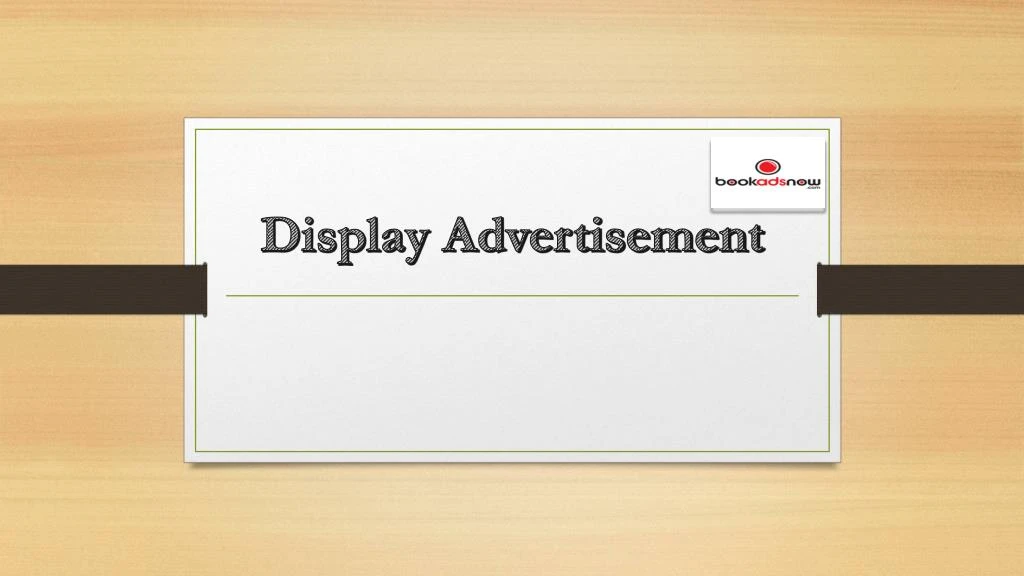 display advertisement