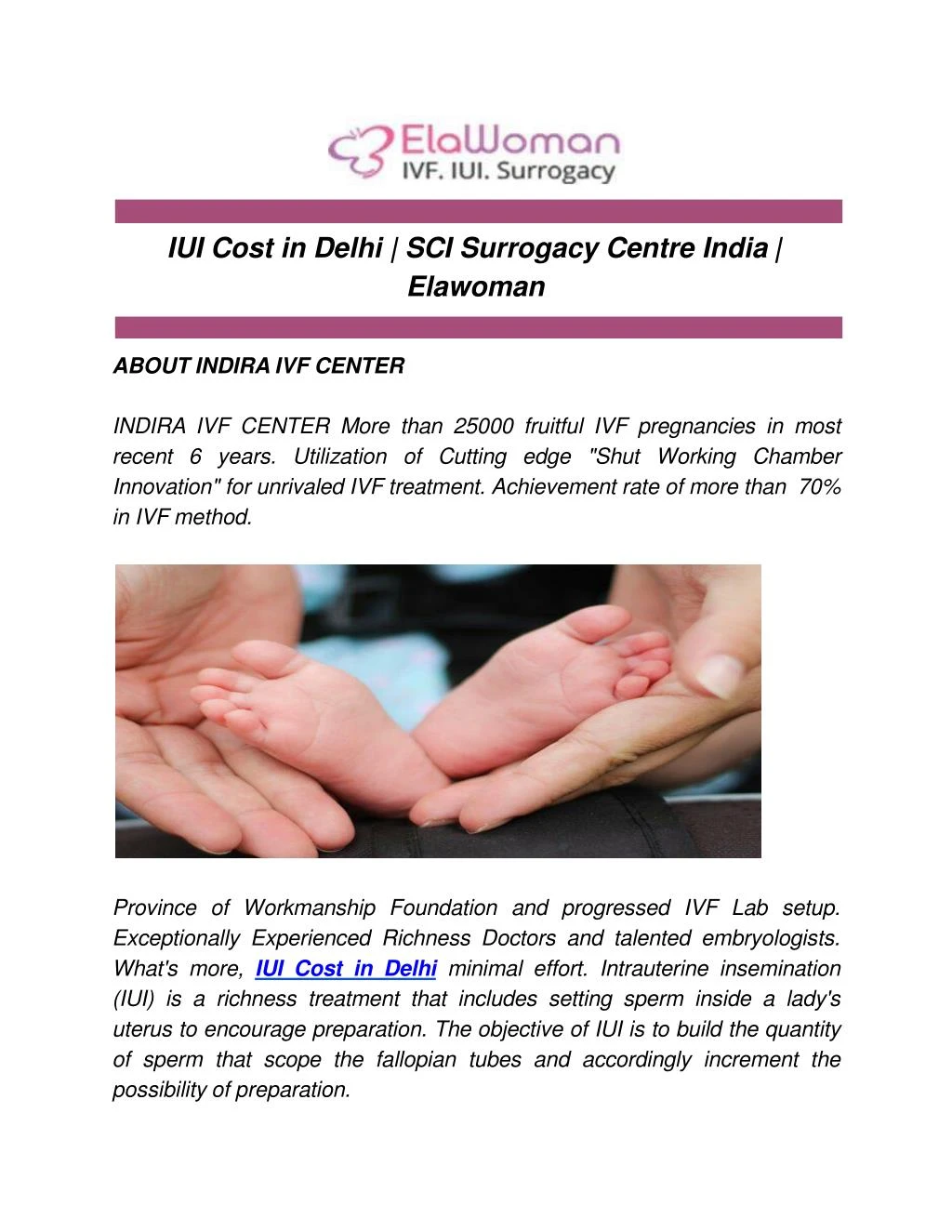 iui cost in delhi sci surrogacy centre india