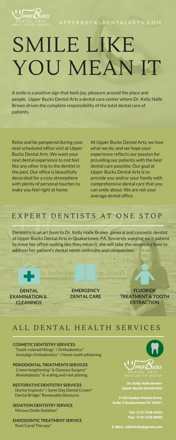 Best Family Dentist in Quakertown, PA - Upper Bucks Dental Arts