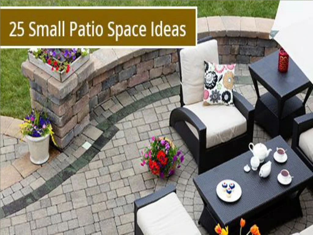 25 small patio space ideas