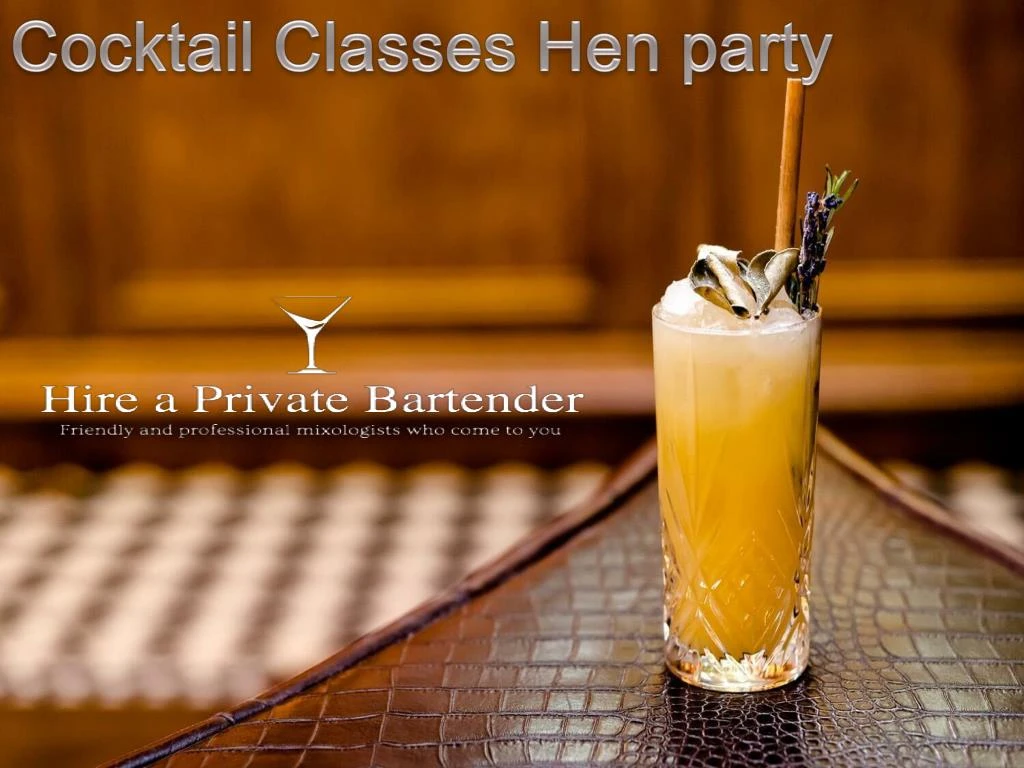 cocktail classes hen party