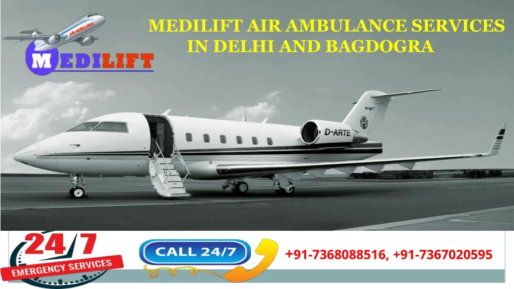 medilift air ambulance services in delhi