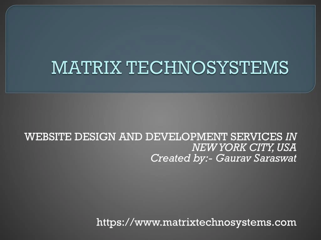 matrix technosystems