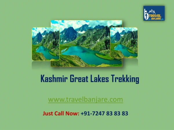 Get Kashmir Great Lakes Trekking – Travel Banjare