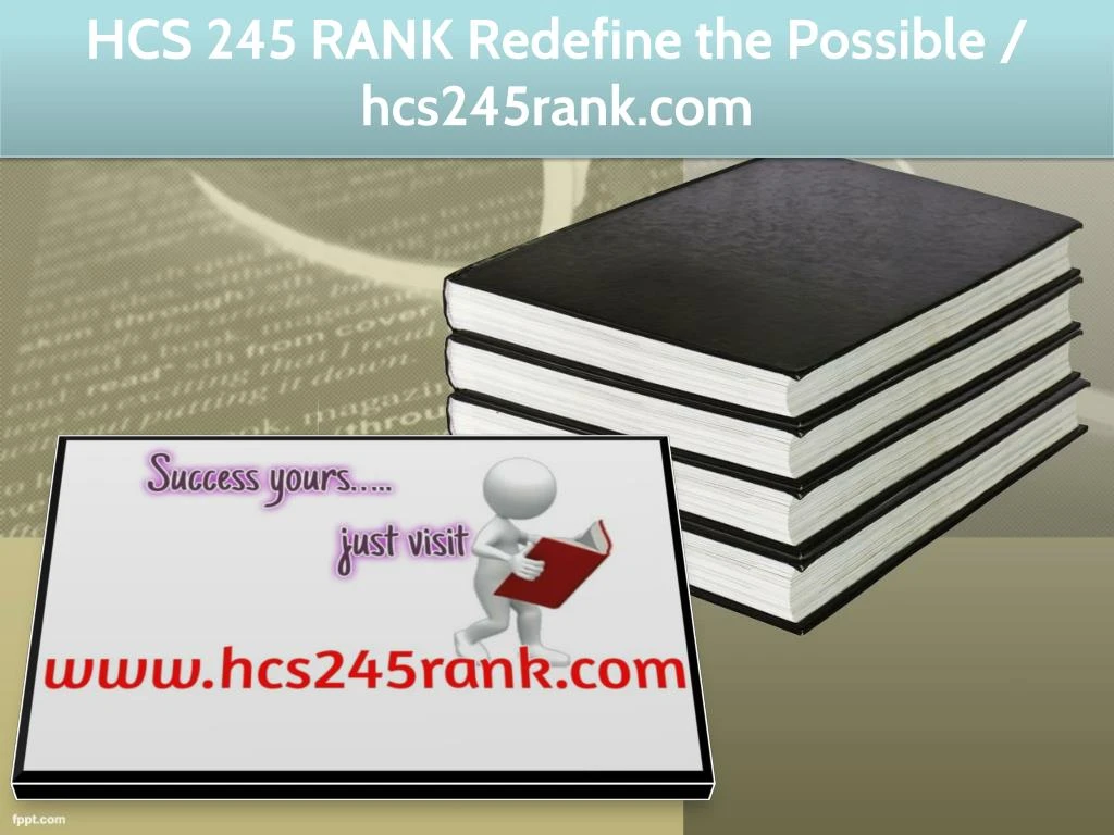 hcs 245 rank redefine the possible hcs245rank com