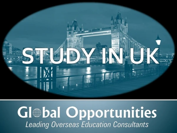 Study in UK – Global Opportunities