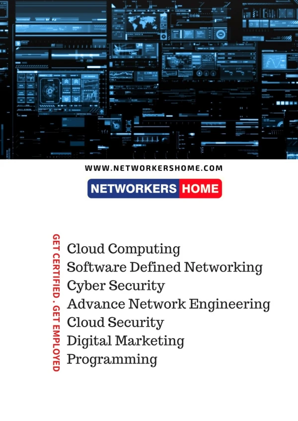NETWORKERSHOME - MOST ADVANCED CERTIFICATION TRAINING PROGRAMS IN INDIA