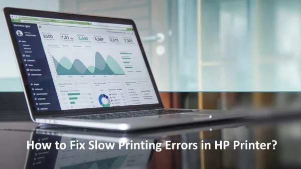 Fix Slow Printing Errors in HP Printer