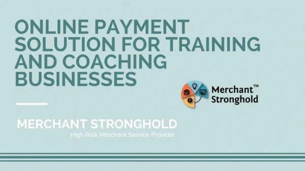 Online Payment Solution For Training And Coaching Businesses