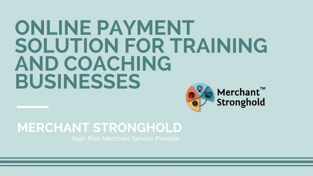 online payment solution for training and coaching
