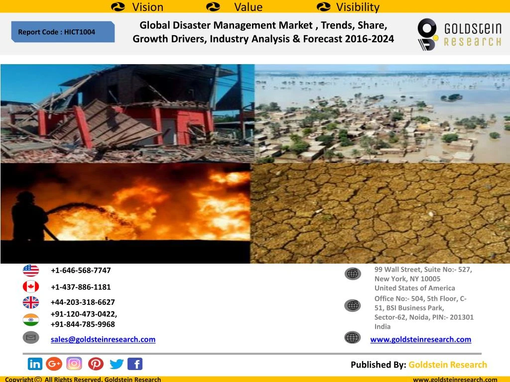 global disaster management market trends share