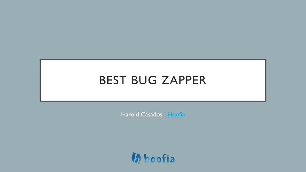 best bug zapper