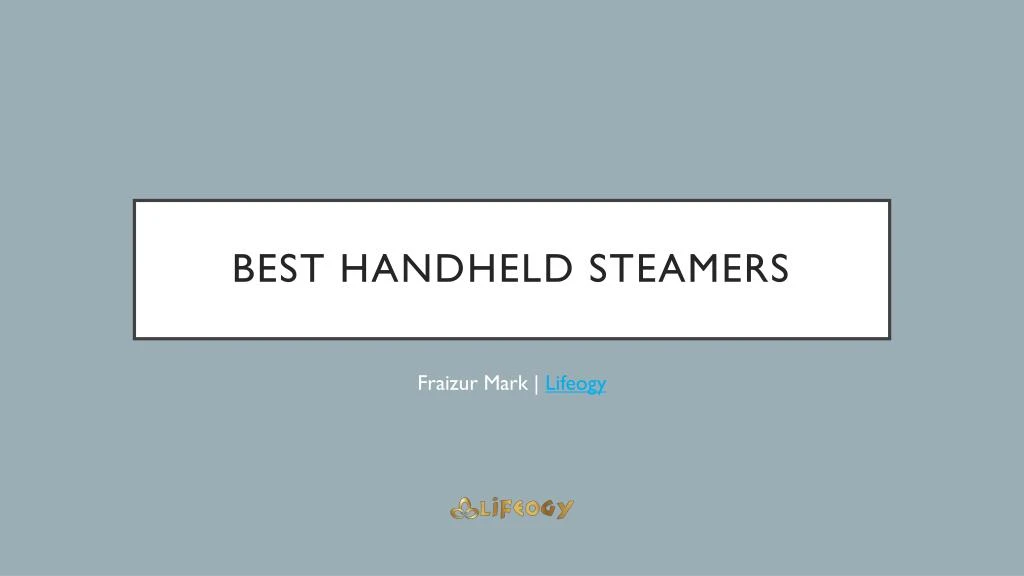 best handheld steamers