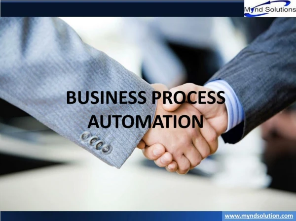 Mynd Solution - Business Process Outsourcing Services and Solutions