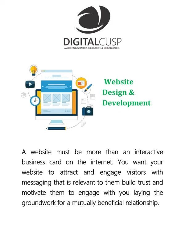 Digital CUSP | Website Design & Web Development, Business E-Commerce Web at Knoxville TN