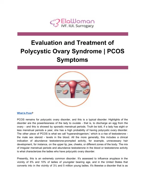 Evaluation and Treatment of Polycystic Ovary Syndrome _ PCOS Symptoms