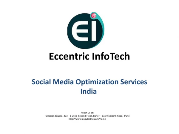 Social Media Optimization Services, Company in India-Eccentric Infotech