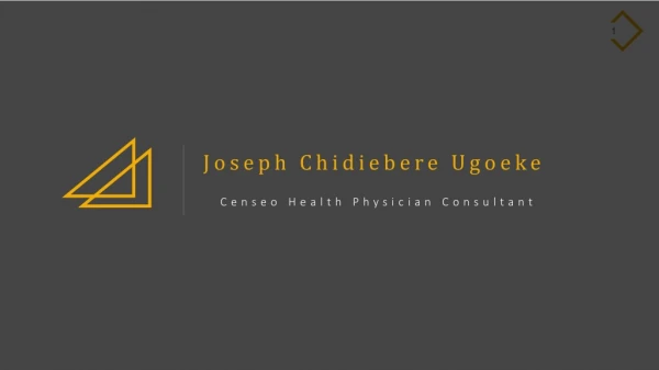 Joseph Chidiebere Ugoeke - Doctor of Medicine, UNC School of Medicine