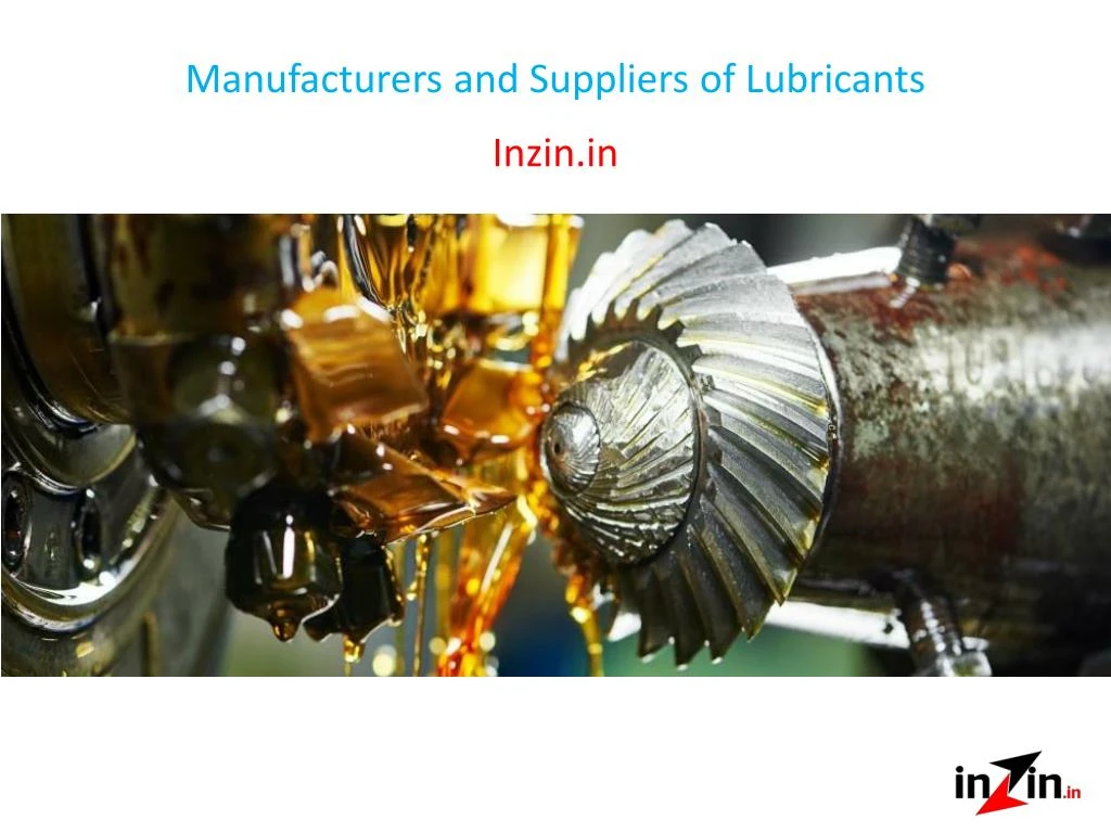 manufacturers and suppliers of lubricants