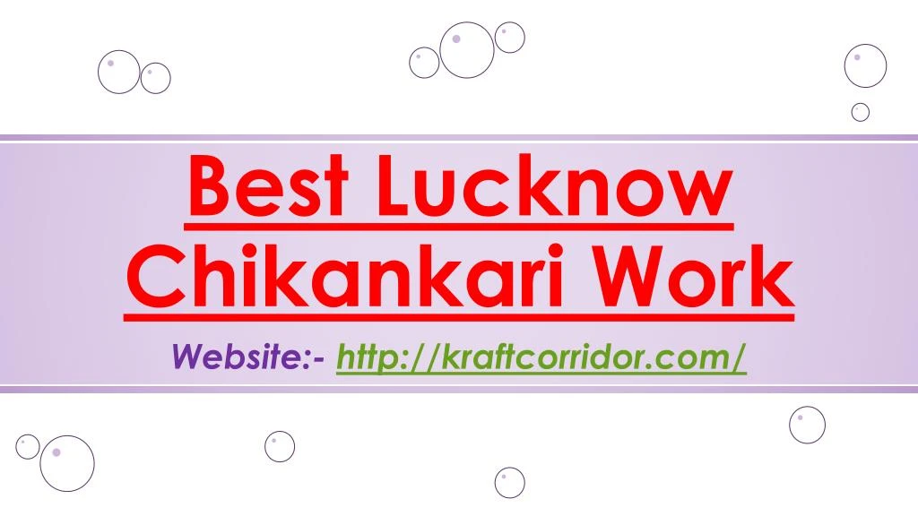 best lucknow chikankari work