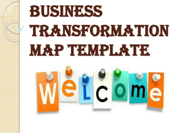 Expert Toolkit- Business Transformation Map Template