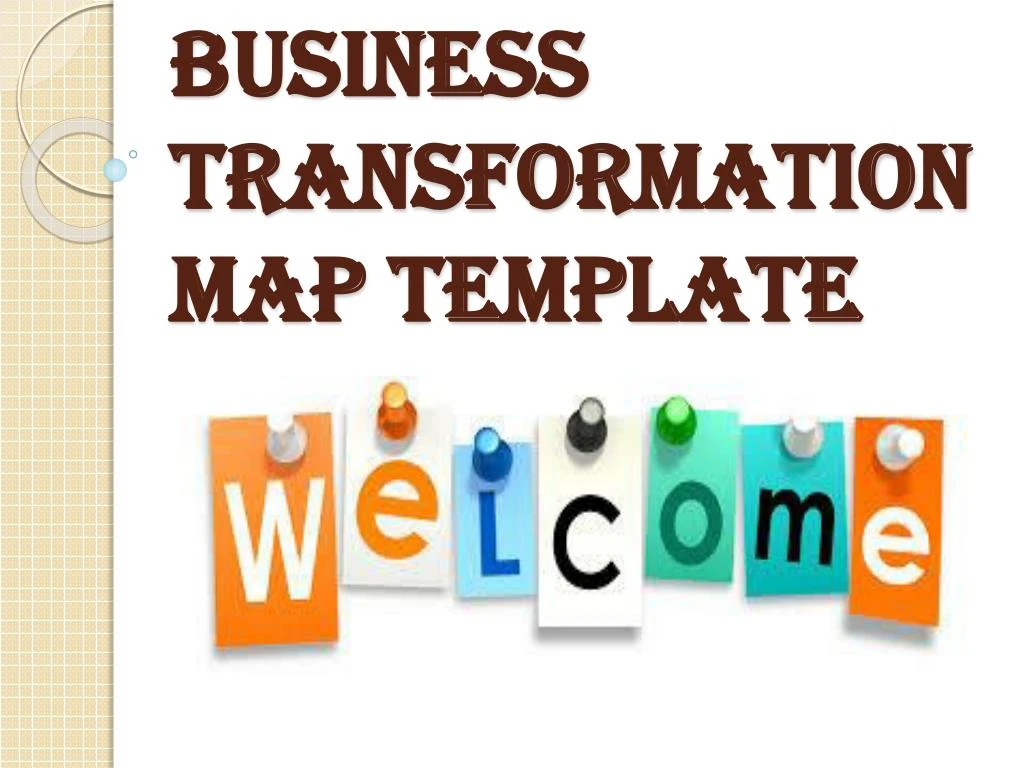business transformation map template