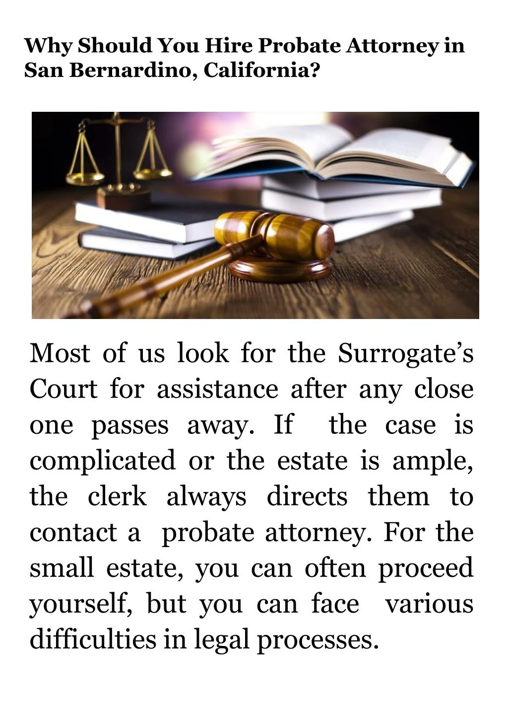 why should you hire probate attorney